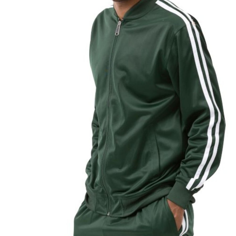 MONTIQUE HUNTER GREEN 2 PIECE JOGGER WARM UP SUIT